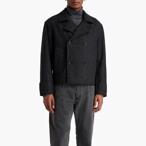 NWT!! rag & bone Eddy double-breasted wool-blend felt jacket - Large RETAIL $798